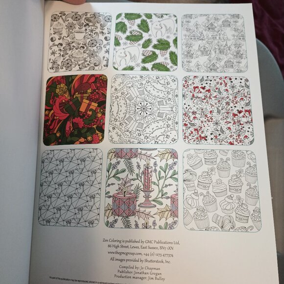 NEW Zen Adult Coloring Book - The Ultimate Collection Winter Wonderland - Picture 4 of 4